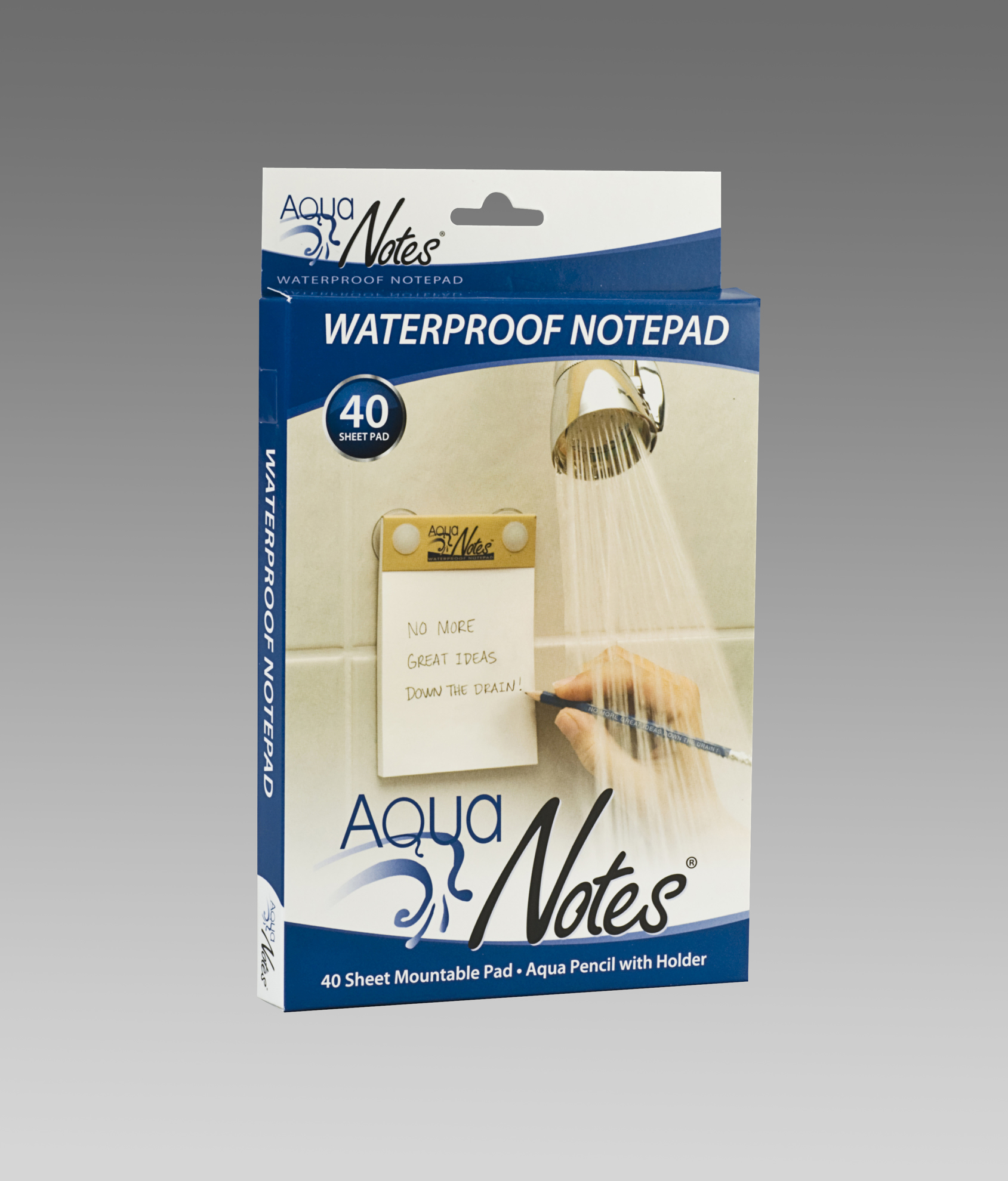 AquaNotes Waterproof Notepads, Pencils, Notebooks & Posters. Free