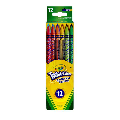 Picture of 12 Twistable Colored Pencils